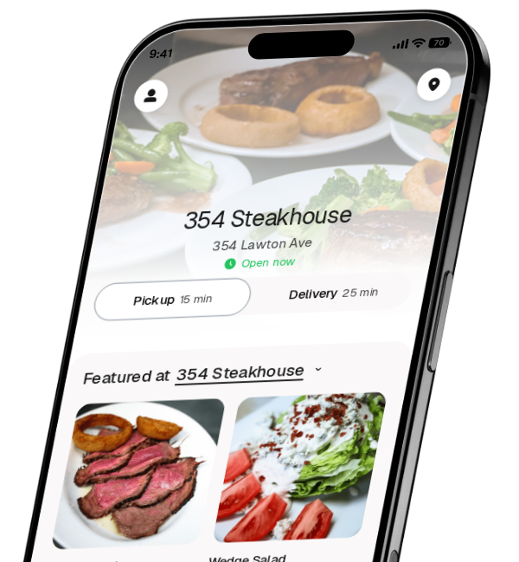 354 Steakhouse app preview