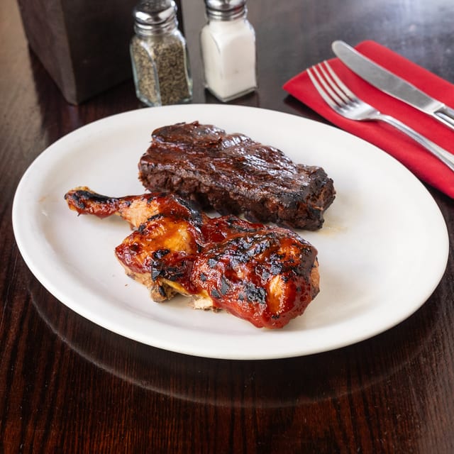 Chicken and Ribs.