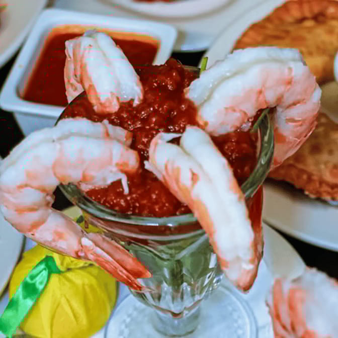 Jumbo Shrimp Cocktail.