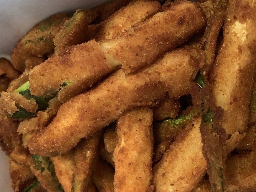 Fried Zucchini Sticks.