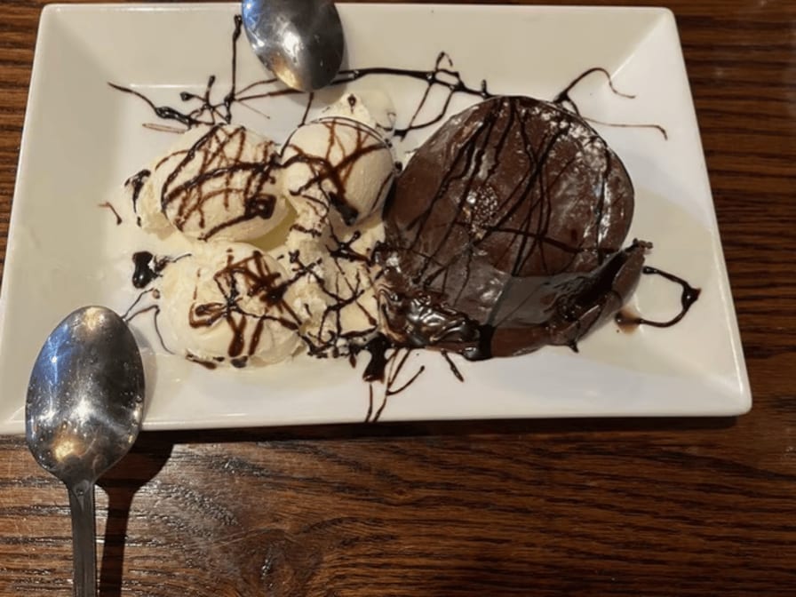 Chocolate Lava Cake.