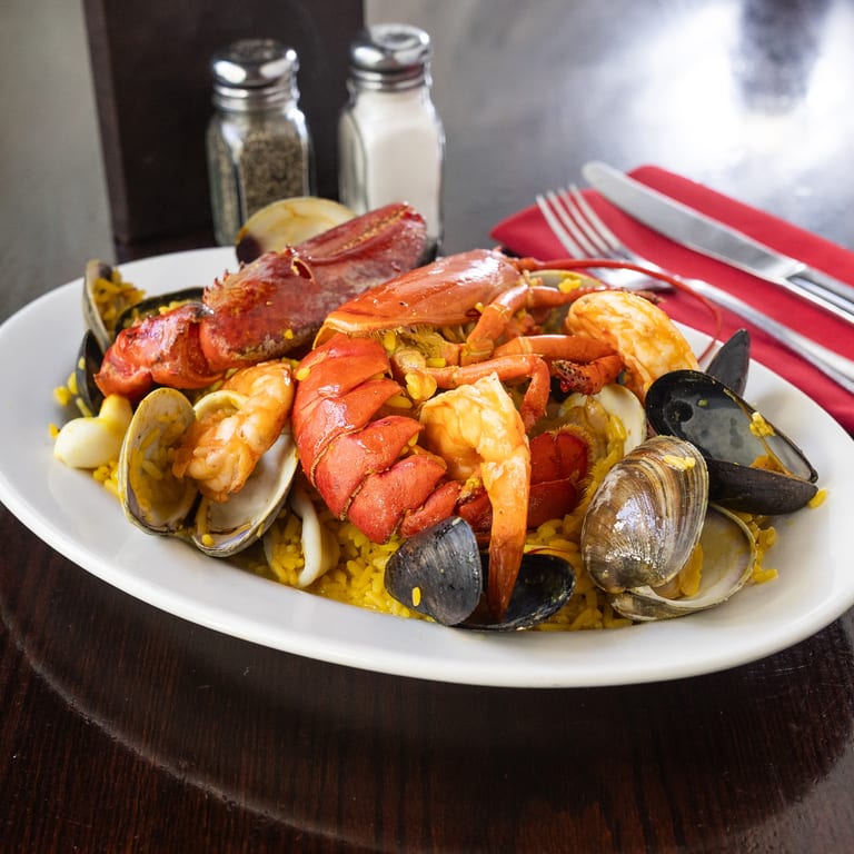Delicious Seafood Paella Awaits