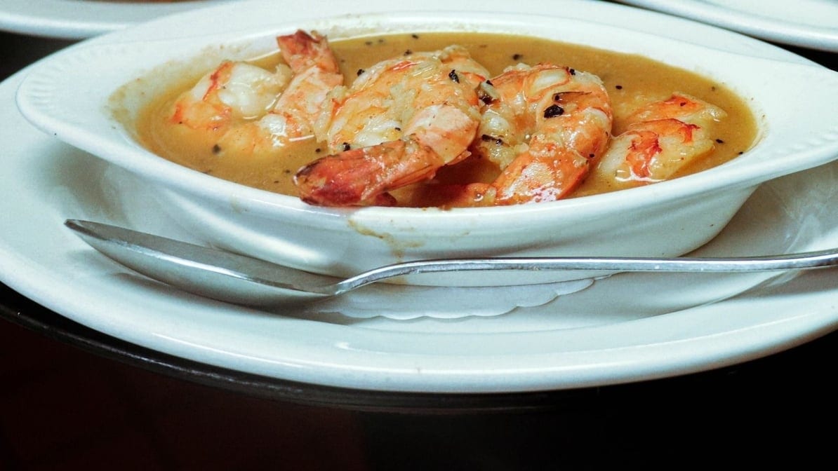 Shrimp In Garlic Sauce.