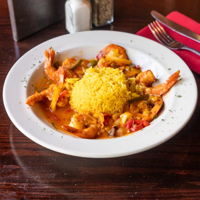 Shrimp with Rice.